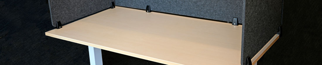 Acoustic Desk Divider Panels for offices and schools